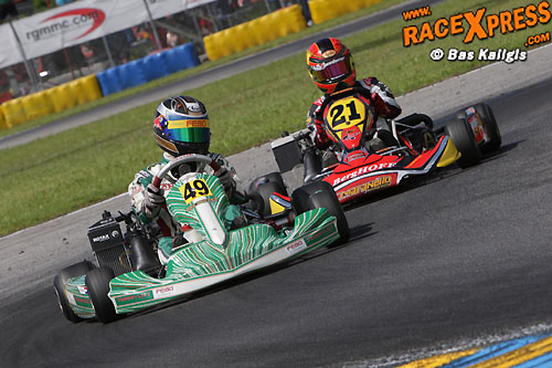 Lorenzo van Riet behaalt doelstelling tijdens EK Rotax Max